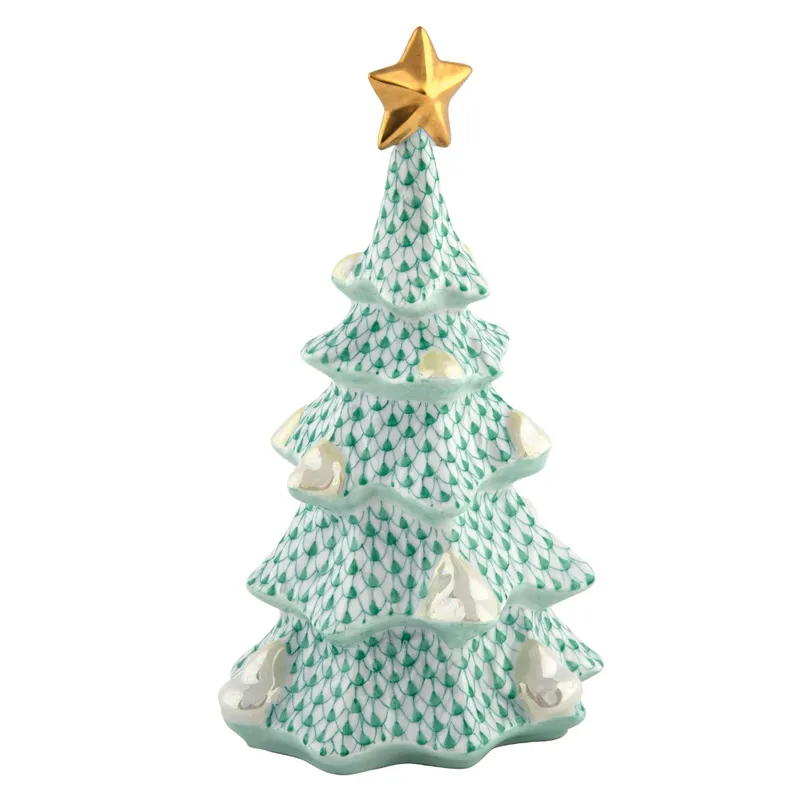 herend-christmas-tree-green-large-on-white-background